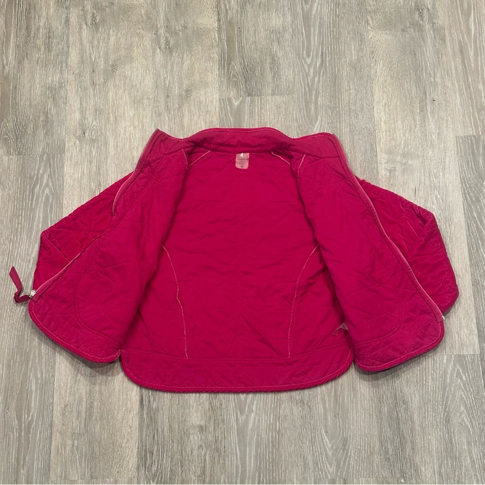 Calia Carrie Underwood Hot Pink Velvet Quilted Full-Zip Pockets Jacket, Medium - Picture 12 of 14
